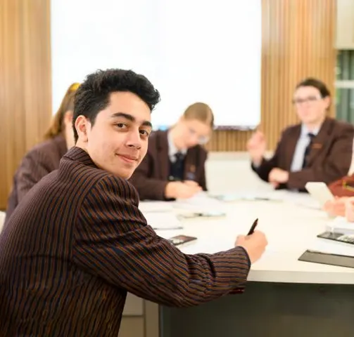 A Queensland student preparing for QCE assessment online