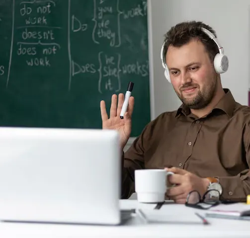 A Year 6 student preparing for the selective high school placement test online