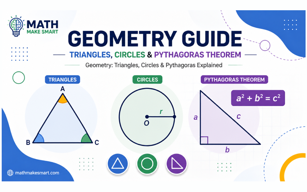 Geometry Guide: Triangles, Circles & Pythagoras Explained